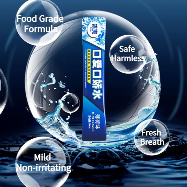 10pcs/Box Fruity Edible Flavor Lubricant Water Based Ice Feeling Mint Lubricating Fluid Couple Sex Anal Oral Vagina Gel Sex Lube