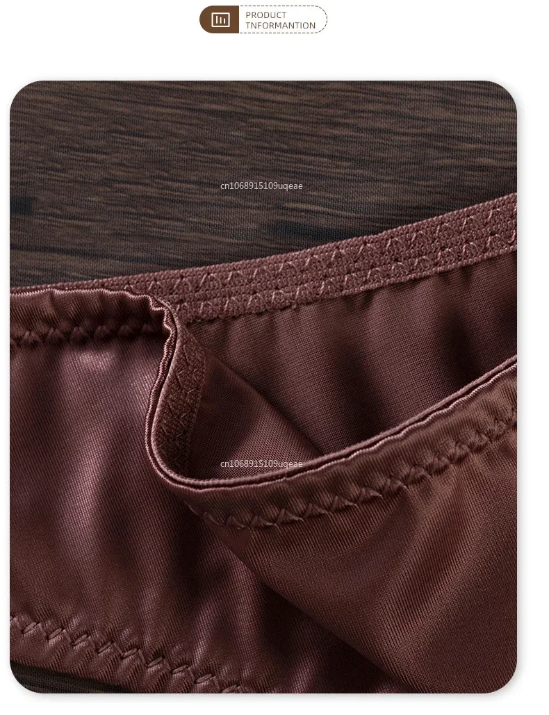 Ice Silk Panties Women Lingerie Underwear Low Waist Seamless Quick-drying Skin-friendly Breathable Briefs Women Intimates  Brief