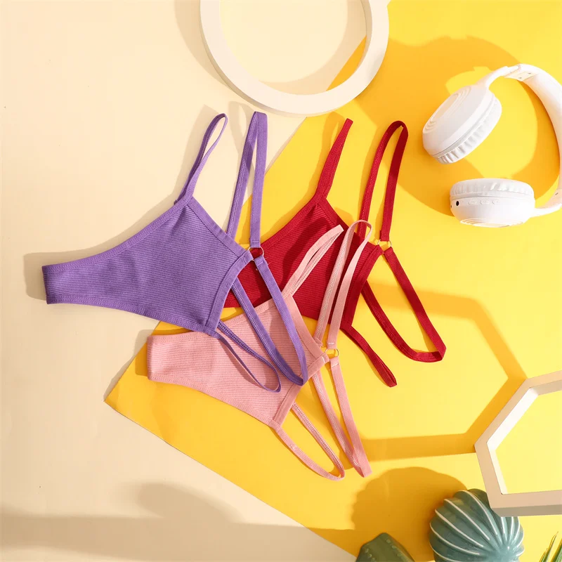 1PCS Women Sexy Cotton Panties Two Belts Hollow Out G-String Thongs Breathable Underwear for Female Solid Color Lingerie S-XL 1PCS Women Sexy Cotton Panties Two Belts Hollow Out G-String Thongs Breathable Underwear for Female Solid Color Lingerie S-XL