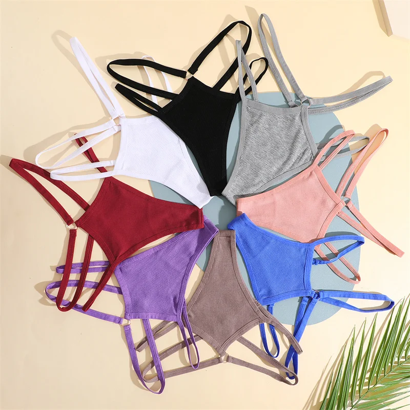 1PCS Women Sexy Cotton Panties Two Belts Hollow Out G-String Thongs Breathable Underwear for Female Solid Color Lingerie S-XL 1PCS Women Sexy Cotton Panties Two Belts Hollow Out G-String Thongs Breathable Underwear for Female Solid Color Lingerie S-XL