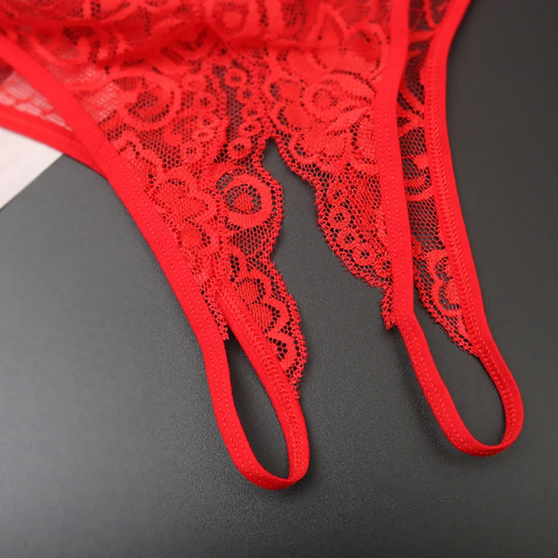 Sexy Lingerie Women's Panties Crotch Opening Transparent G-strings Thongs Solid Bowknot Underwear for Ladies Women Lace Pantys Sexy Lingerie Women's Panties Crotch Opening Transparent G-strings Thongs Solid Bowknot Underwear for Ladies Women Lace Pantys