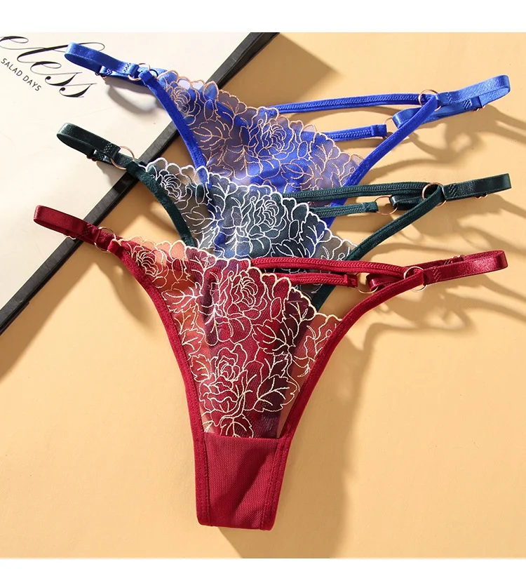 Sexy Lace Thong Women G Strings WC Adjustable Panties Transparent Underwear Ladies Briefs Lingere Underware Lingerie Sexy Lace Thong Women G Strings WC Adjustable Panties Transparent Underwear Ladies Briefs Lingere Underware Lingerie