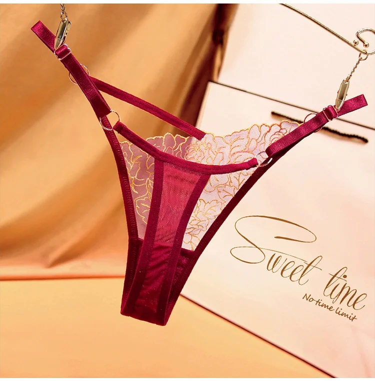 Sexy Lace Thong Women G Strings WC Adjustable Panties Transparent Underwear Ladies Briefs Lingere Underware Lingerie Sexy Lace Thong Women G Strings WC Adjustable Panties Transparent Underwear Ladies Briefs Lingere Underware Lingerie