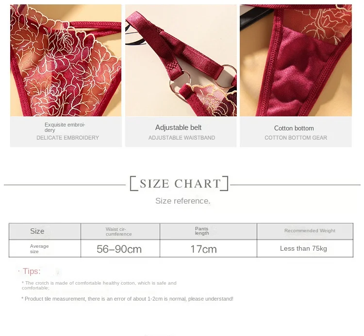 Sexy Lace Thong Women G Strings WC Adjustable Panties Transparent Underwear Ladies Briefs Lingere Underware Lingerie Sexy Lace Thong Women G Strings WC Adjustable Panties Transparent Underwear Ladies Briefs Lingere Underware Lingerie