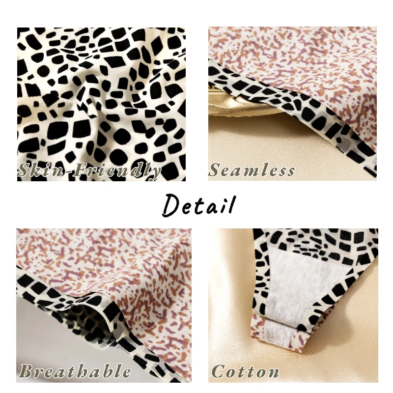 Sexy Thong Women's Panties Leopard Seamless Female Underwear Temptation Elasticity Sports Lingerie Thongs Women Fashion G-String Sexy Thong Women's Panties Leopard Seamless Female Underwear Temptation Elasticity Sports Lingerie Thongs Women Fashion G-String