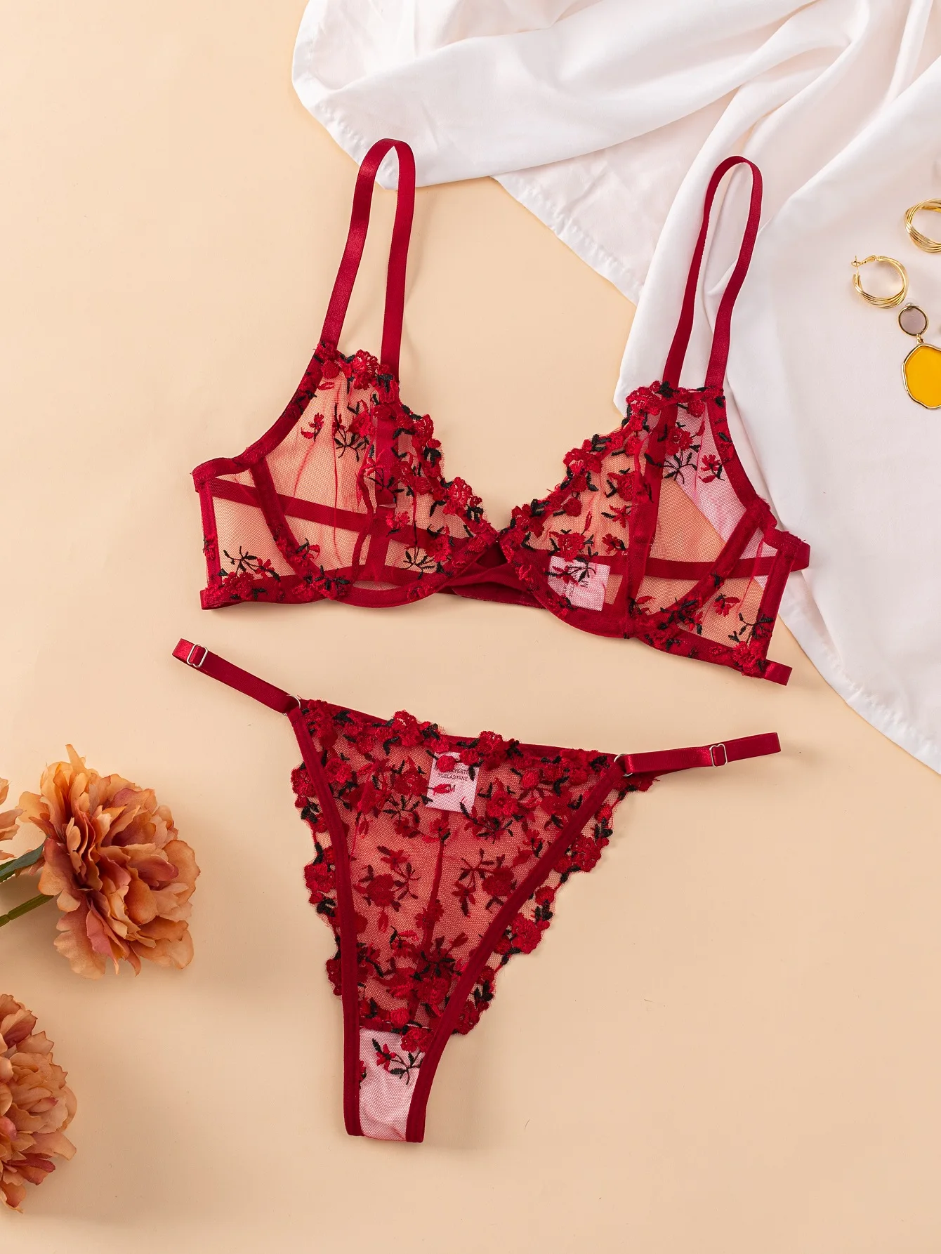 Fairy Lingerie Beautiful 2 Pcs Underwear Transparent Lace Exotic Sets See Through Delicate Bilizna Sexy Fancy Intimate 2024 Fairy Lingerie Beautiful 2 Pcs Underwear Transparent Lace Exotic Sets See Through Delicate Bilizna Sexy Fancy Intimate 2024