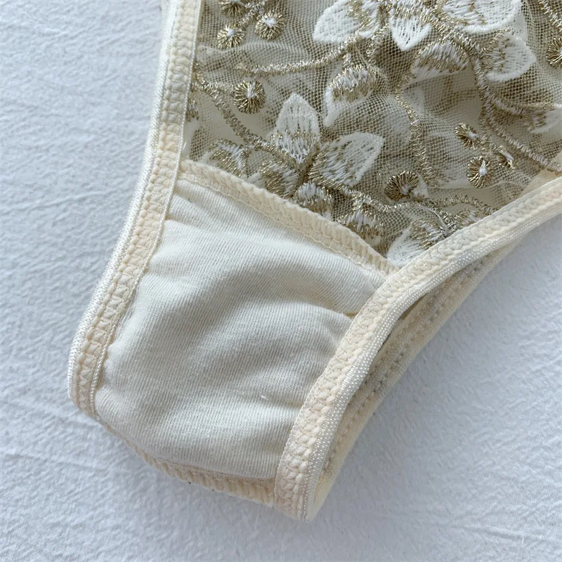 Women Lace Bra Sets Seamless Underwear Backless Vest Sexy Bralette Lingerie Ultrathin Bra & Brief Sets Female Dropshipping