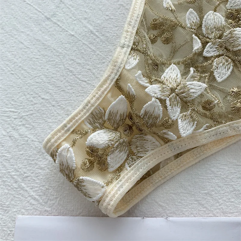Women Lace Bra Sets Seamless Underwear Backless Vest Sexy Bralette Lingerie Ultrathin Bra & Brief Sets Female Dropshipping