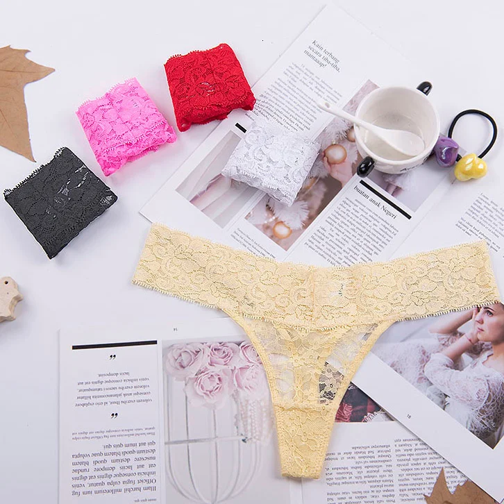 L XL XXL XXXL adjusted Sexy cozy Lace Briefs g thongs Underwear Lingerie for women 1pcs zx1041