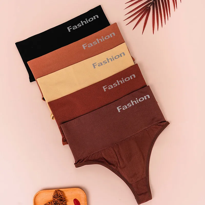 Women High Waist Panties Sexy Seamless Thongs Body Shaper Butt Lifter Underwear Shapewear Underpanties Ladies Lingerie Tangas