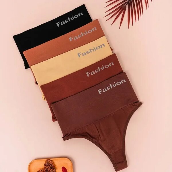 Women High Waist Panties Sexy Seamless Thongs Body Shaper Butt Lifter Underwear Shapewear Underpanties Ladies Lingerie Tangas