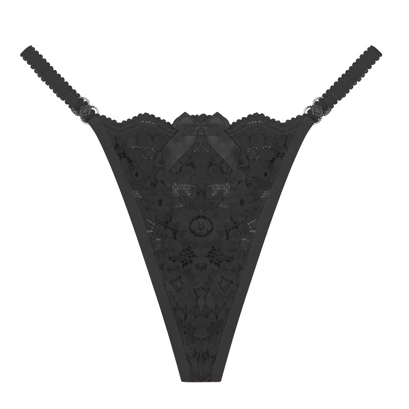 Sexy White Lace Thongs Lingerie for Women Cute Bow-knot String Invisible Femme G String Female Briefs Biquínis Girl Bragas Mujer