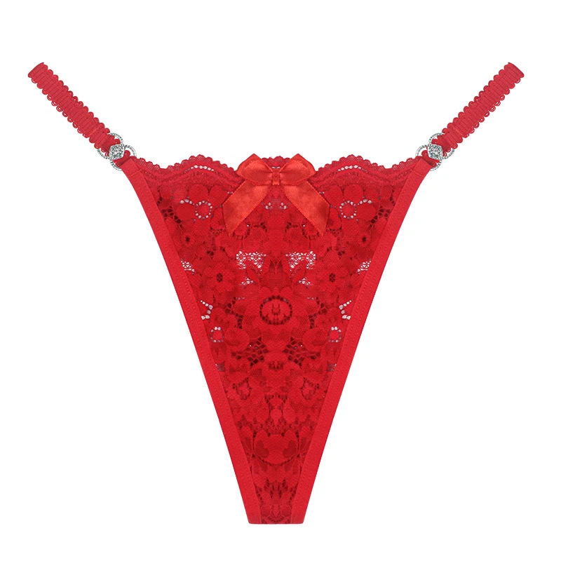 Sexy White Lace Thongs Lingerie for Women Cute Bow-knot String Invisible Femme G String Female Briefs Biquínis Girl Bragas Mujer