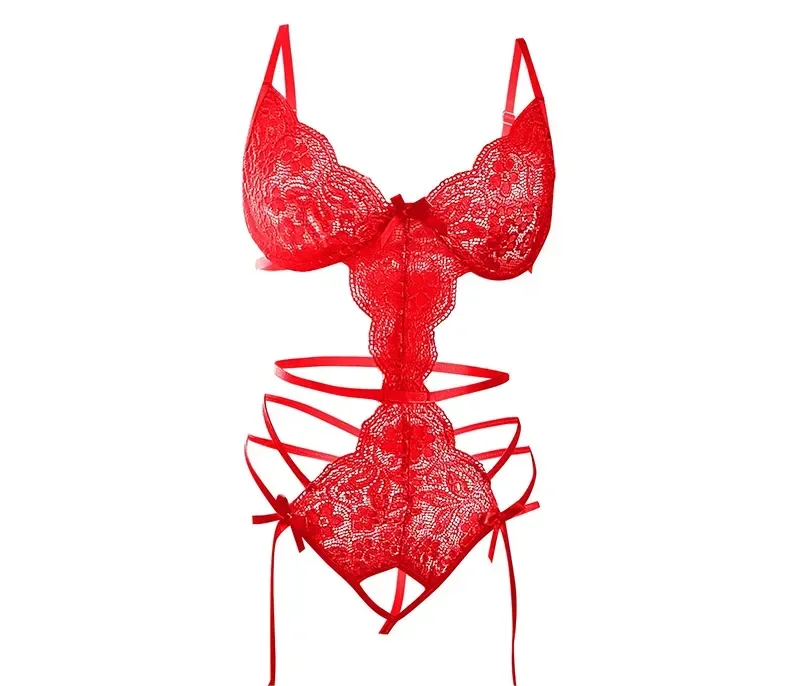 Lingerie Set Sexy Costume Female Crotchless Bodysuits Underwear Women Lace Sling Patchwork String Sheer Bra Set Lingerie Set Sexy Costume Female Crotchless Bodysuits Underwear Women Lace Sling Patchwork String Sheer Bra Set