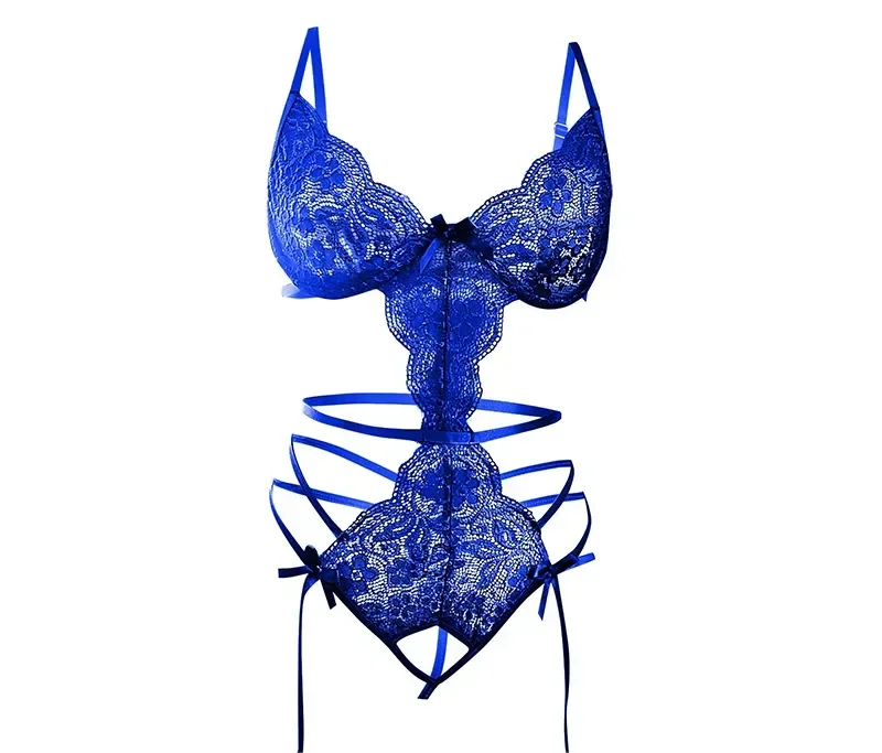 Lingerie Set Sexy Costume Female Crotchless Bodysuits Underwear Women Lace Sling Patchwork String Sheer Bra Set Lingerie Set Sexy Costume Female Crotchless Bodysuits Underwear Women Lace Sling Patchwork String Sheer Bra Set