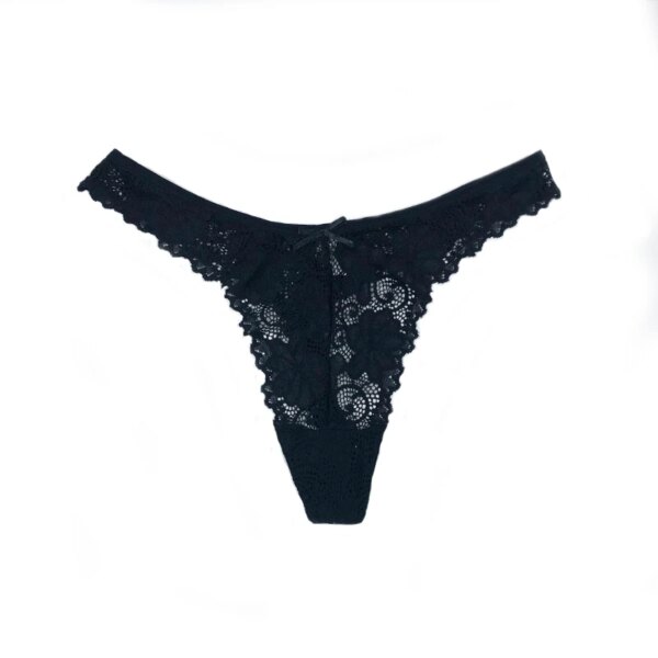 Lace Thong Women Lace Low Waist Panties Sexy Transparent Underwear Ladies Briefs Lingere Panty Underware Womens Lingerie