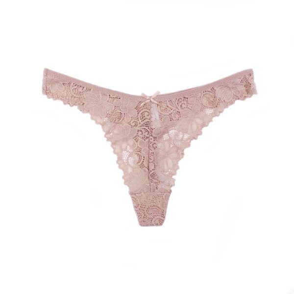 Lace Thong Women Lace Low Waist Panties Sexy Transparent Underwear Ladies Briefs Lingere Panty Underware Womens Lingerie