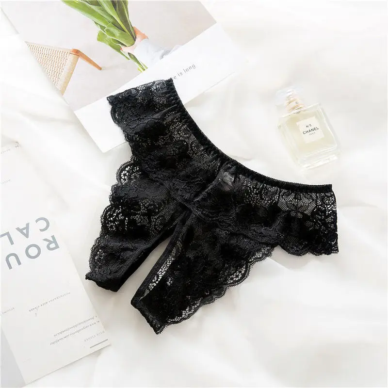 XL - 4XL Plus Size Ladies Sexy Underwear Panties Open Crotch Thong Can Be Inserted Free Take Off Briefs Transparent for Sex XL - 4XL Plus Size Ladies Sexy Underwear Panties Open Crotch Thong Can Be Inserted Free Take Off Briefs Transparent for Sex