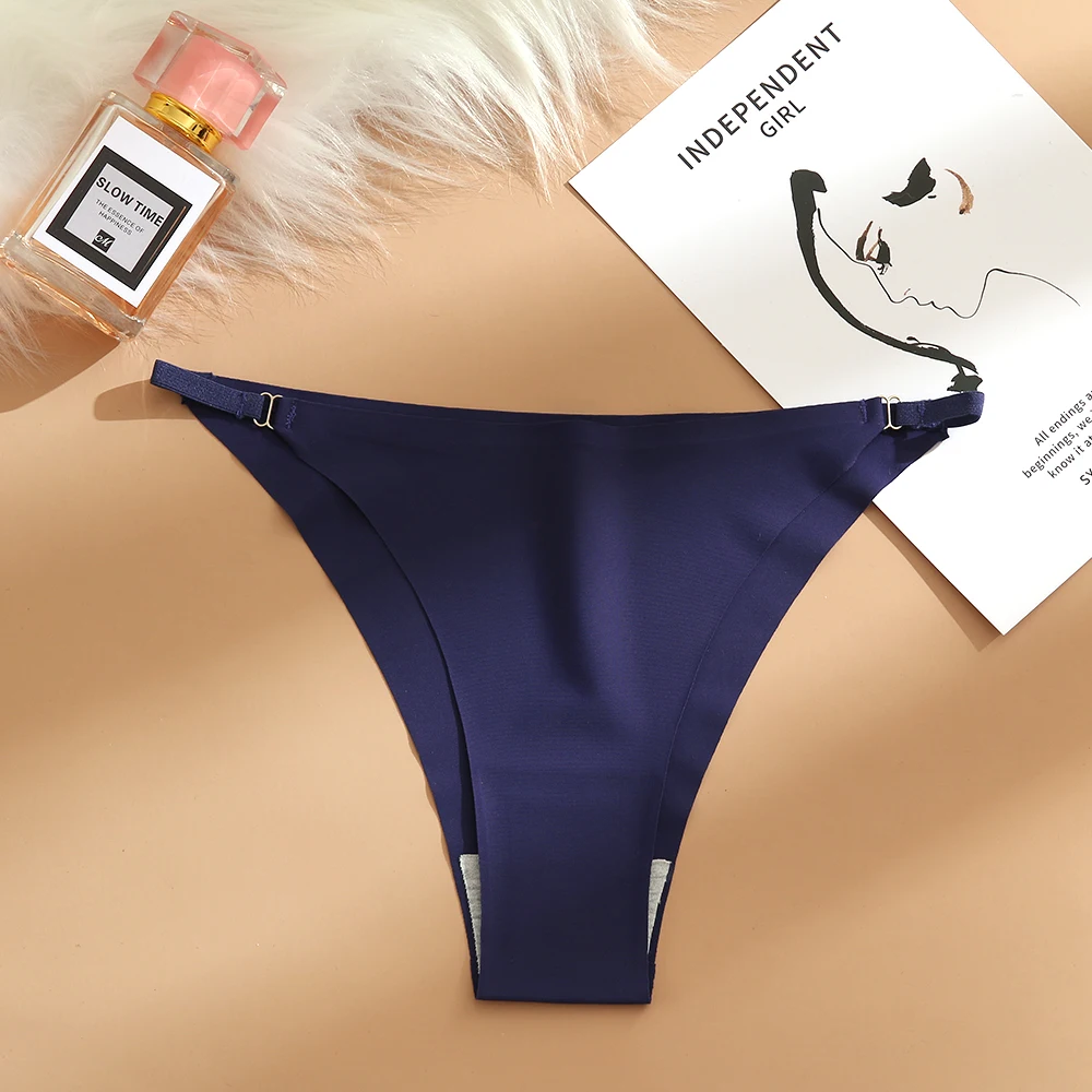 Women's Sexy Panties Temptation Bikini Seamless Female Underwear Thin Belt Thong for Women Fashion Briefs Elasticity Lingerie Women's Sexy Panties Temptation Bikini Seamless Female Underwear Thin Belt Thong for Women Fashion Briefs Elasticity Lingerie