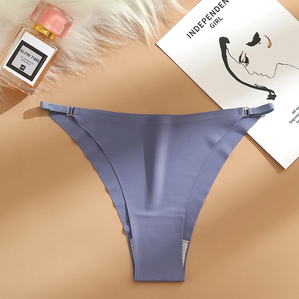 Women's Sexy Panties Temptation Bikini Seamless Female Underwear Thin Belt Thong for Women Fashion Briefs Elasticity Lingerie Women's Sexy Panties Temptation Bikini Seamless Female Underwear Thin Belt Thong for Women Fashion Briefs Elasticity Lingerie