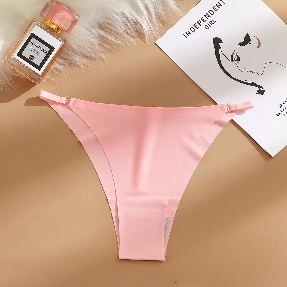 Women's Sexy Panties Temptation Bikini Seamless Female Underwear Thin Belt Thong for Women Fashion Briefs Elasticity Lingerie Women's Sexy Panties Temptation Bikini Seamless Female Underwear Thin Belt Thong for Women Fashion Briefs Elasticity Lingerie