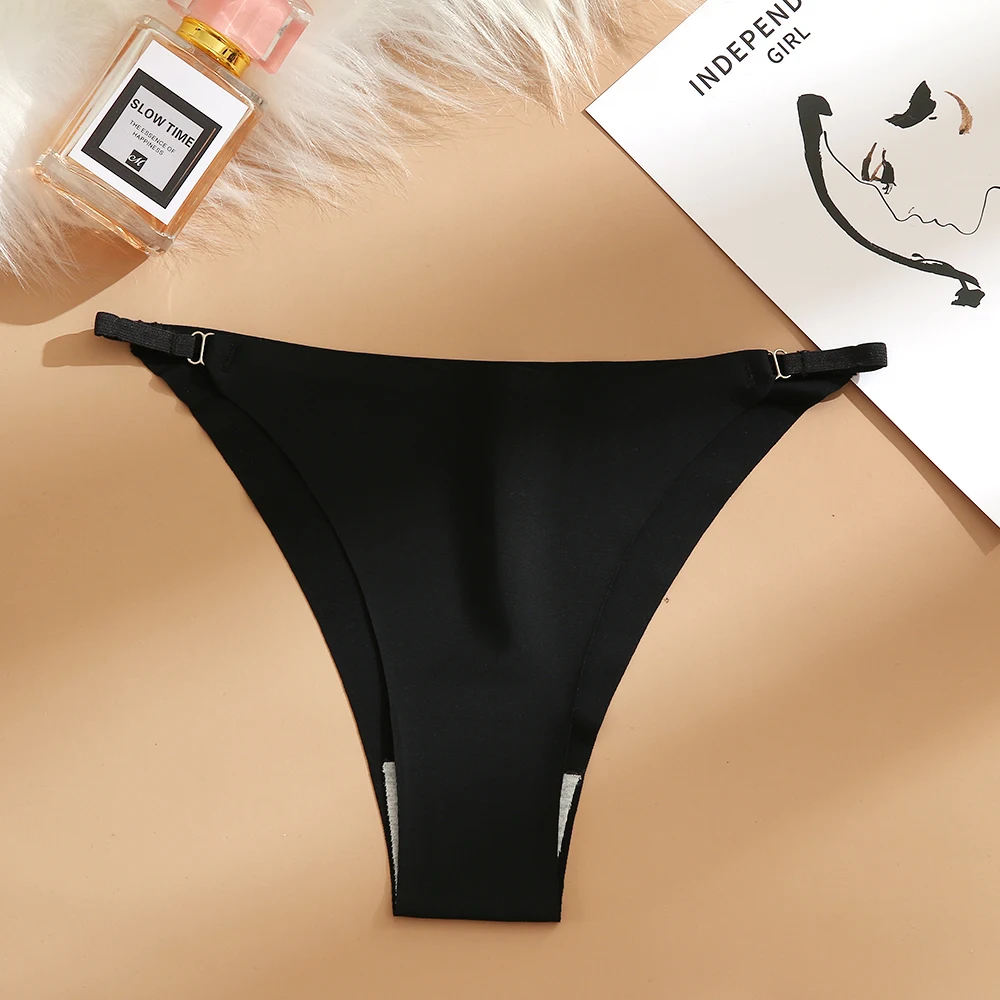 Women's Sexy Panties Temptation Bikini Seamless Female Underwear Thin Belt Thong for Women Fashion Briefs Elasticity Lingerie Women's Sexy Panties Temptation Bikini Seamless Female Underwear Thin Belt Thong for Women Fashion Briefs Elasticity Lingerie