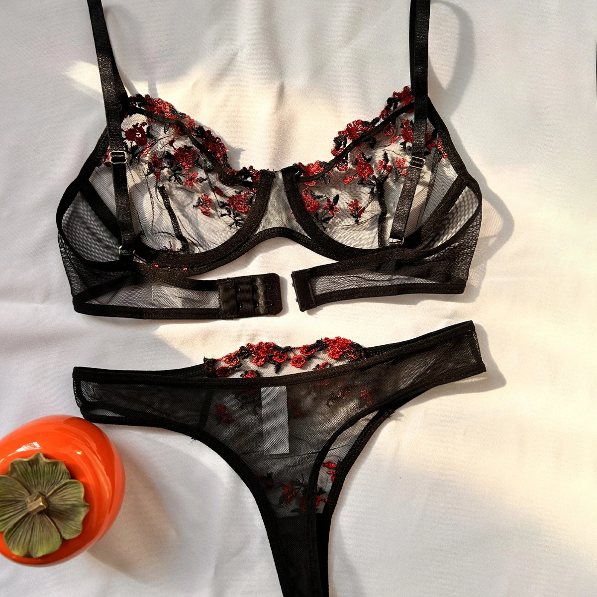 Sexy Lingerie Fancy Lace Eroticу Set Woman 2 Pieces Transparent Women's Underwear Embroidery Erotic Beautiful Bra And Panty Sets Sexy Lingerie Fancy Lace Eroticу Set Woman 2 Pieces Transparent Women's Underwear Embroidery Erotic Beautiful Bra And Panty Sets
