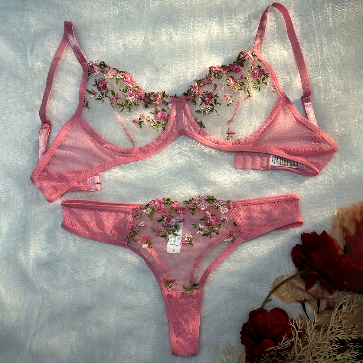 Sexy Lingerie Fancy Lace Eroticу Set Woman 2 Pieces Transparent Women's Underwear Embroidery Erotic Beautiful Bra And Panty Sets Sexy Lingerie Fancy Lace Eroticу Set Woman 2 Pieces Transparent Women's Underwear Embroidery Erotic Beautiful Bra And Panty Sets