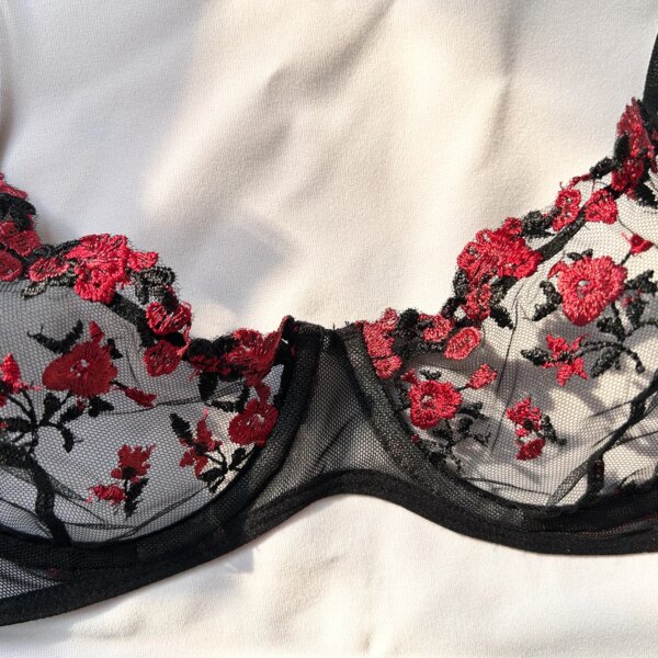 Sexy Lingerie Fancy Lace Eroticу Set Woman 2 Pieces Transparent Women's Underwear Embroidery Erotic Beautiful Bra And Panty Sets