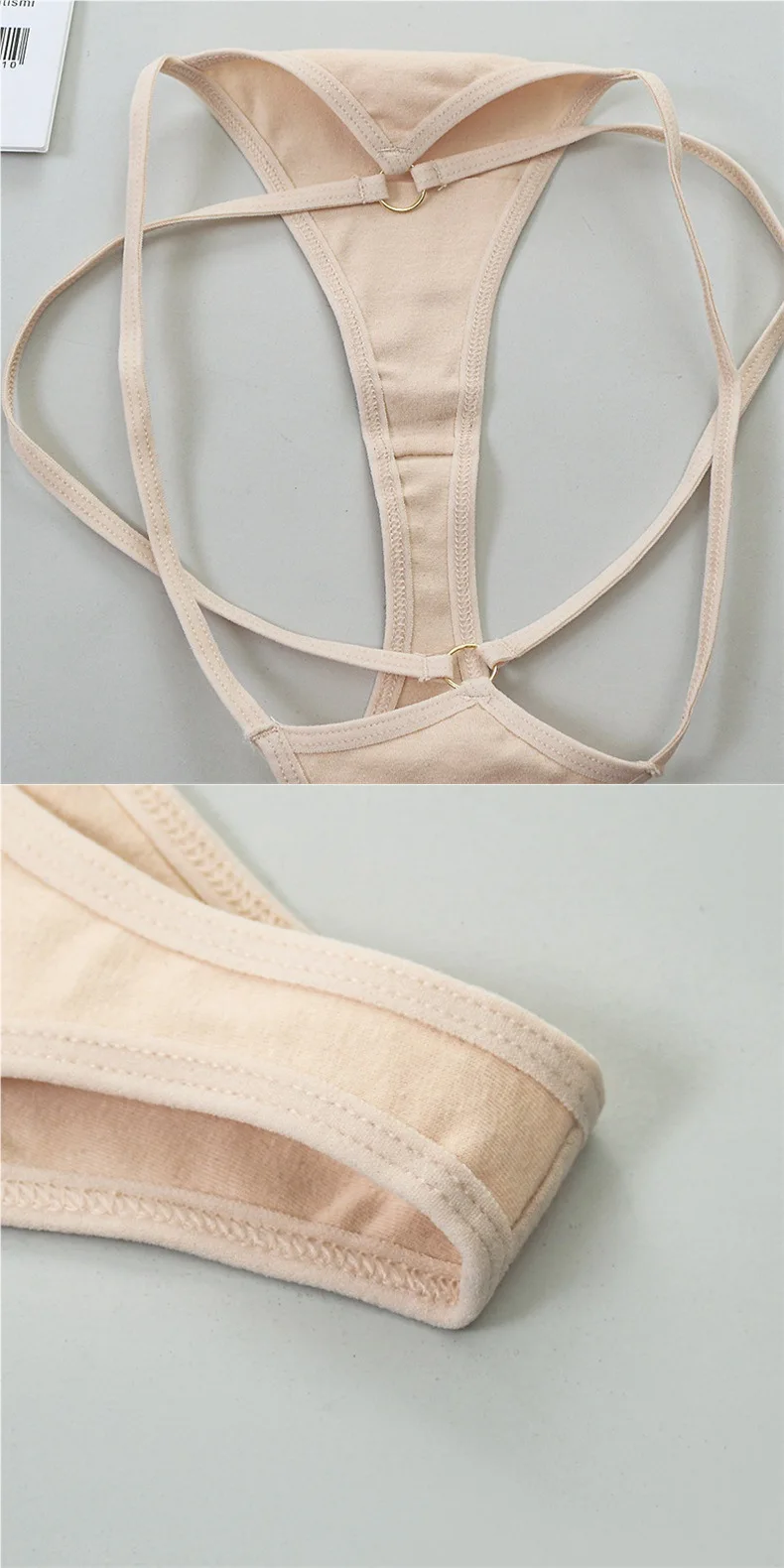 Thin Strap Hollow Panties Women Sexy G-String Soft Lingerie Low Rise Thong Breathable Female Underwear Solid Color Briefs Thin Strap Hollow Panties Women Sexy G-String Soft Lingerie Low Rise Thong Breathable Female Underwear Solid Color Briefs