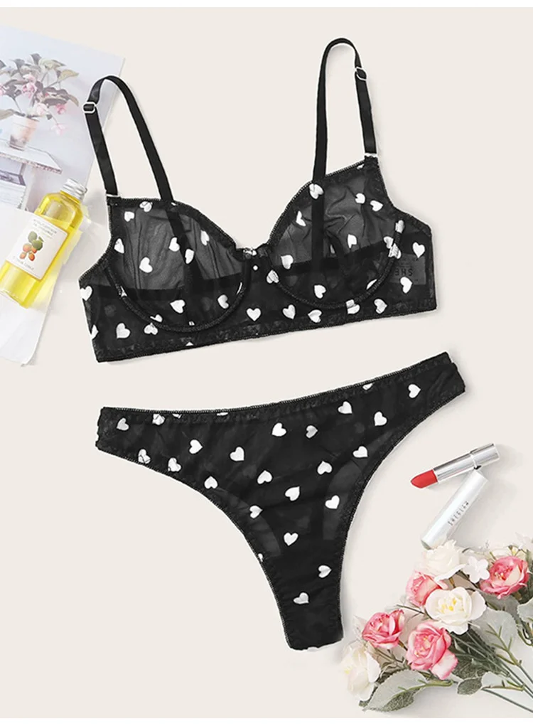 Lopnt Female Lingerie Sexy Lingerie for Women Body Shorts Push-up Bra Fancy Woman Underwear Transparent Intimate Lingerie Set Lopnt Female Lingerie Sexy Lingerie for Women Body Shorts Push-up Bra Fancy Woman Underwear Transparent Intimate Lingerie Set