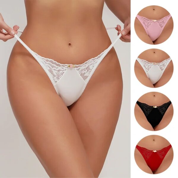 Sexy Women Thongs G-String Woman Seamless Low Waist Panties Intimate Lingerie Female Underpants T-back Panties Thin Strap Thong