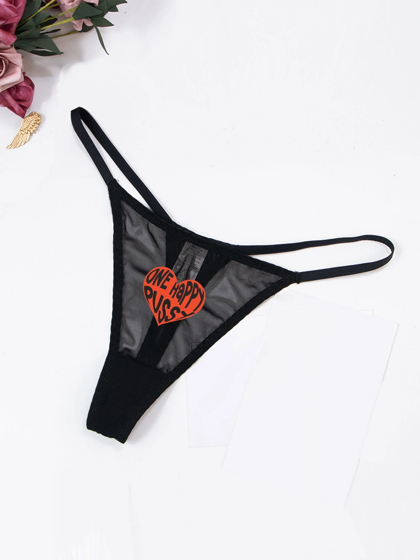 Varsbaby See-through Thong Sexy Fashion G-String Panties Women Mesh T-back Underwear Yes Daddy Prints Lingerie Varsbaby See-through Thong Sexy Fashion G-String Panties Women Mesh T-back Underwear Yes Daddy Prints Lingerie