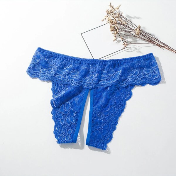Plus Size 4XL Sexy Open Crotch Panties for Women Crotchless Underwear Thong Female Sexy Lingerie Lace Briefs трусы женские