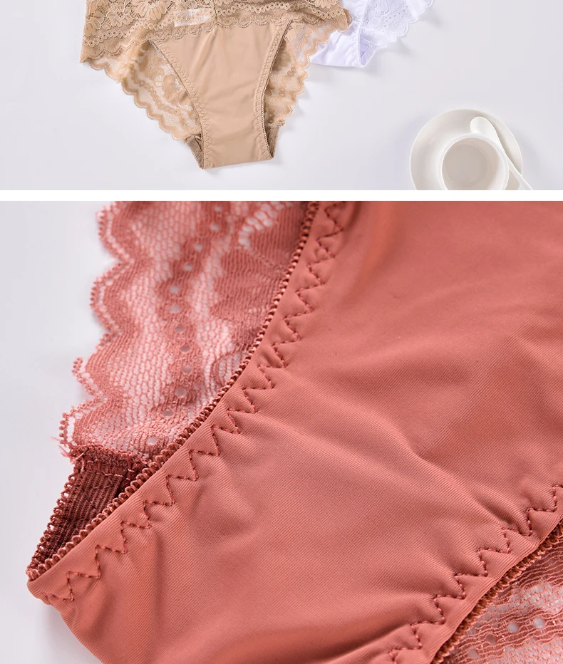 Sexy High Waisted Women's Underwear Elastic Breathable Panties Hollowed Out Embroidery Summer Cool Lingerie Solid Color Fashion Sexy High Waisted Women's Underwear Elastic Breathable Panties Hollowed Out Embroidery Summer Cool Lingerie Solid Color Fashion