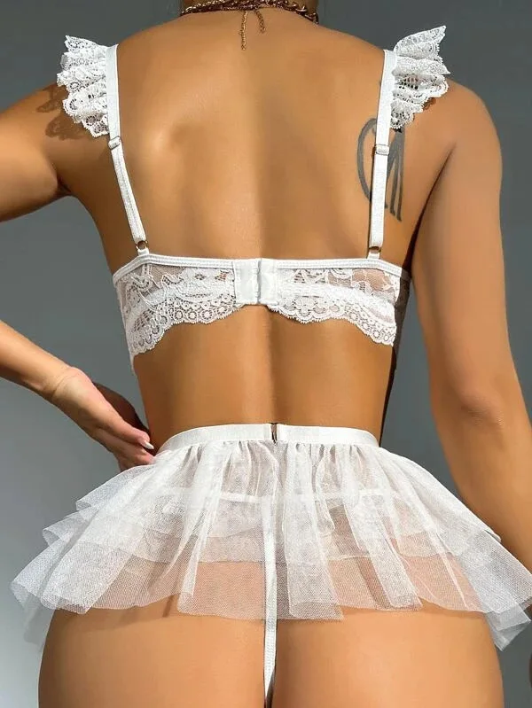 See Through Mesh Lingerie Set Mesh Ball Gown Dress Garter Kit Brief Sexy Erotic Set Erotic Underwear Sexy Lingerie Set Women See Through Mesh Lingerie Set Mesh Ball Gown Dress Garter Kit Brief Sexy Erotic Set Erotic Underwear Sexy Lingerie Set Women