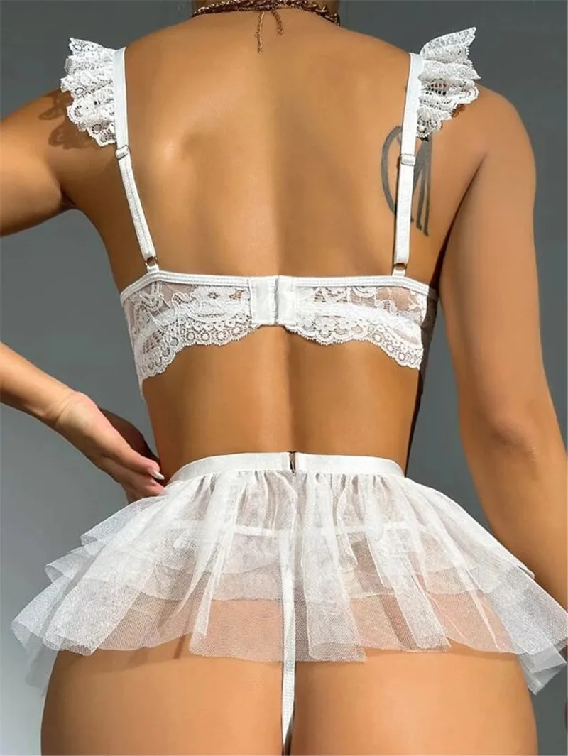 Hot Bra Set See Through Sexy Lingerie Outfit Fine Lace Underwear Fancy Bilizna Set Attractive Sexy Lingerie Set Hot Bra Set See Through Sexy Lingerie Outfit Fine Lace Underwear Fancy Bilizna Set Attractive Sexy Lingerie Set
