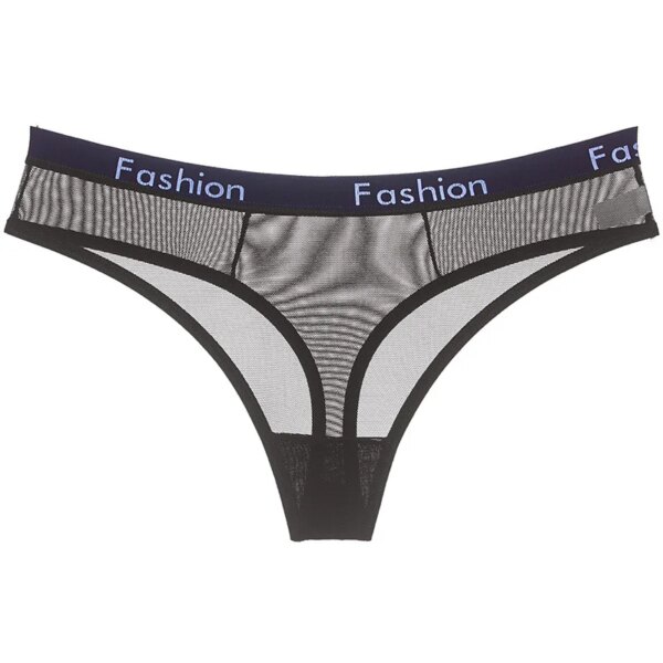 SP&CITY Sporty Style Sexy Transparent Underwear Women Crotch Cotton Briefs Soft Hollow Out Panties String Thong Sex Lingerie