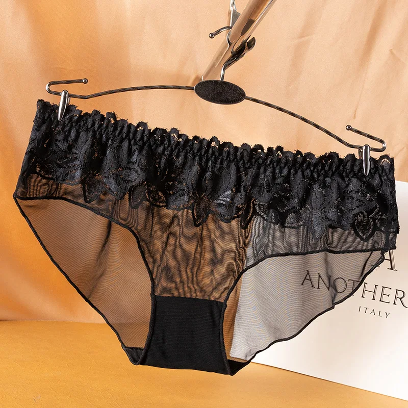 Women's Panties Underwear Temptation Transparent Lingerie Hollow Out Girl Briefs Net Yarn Lace Briefs Трусы Женские Thong Sexy Women's Panties Underwear Temptation Transparent Lingerie Hollow Out Girl Briefs Net Yarn Lace Briefs Трусы Женские Thong Sexy
