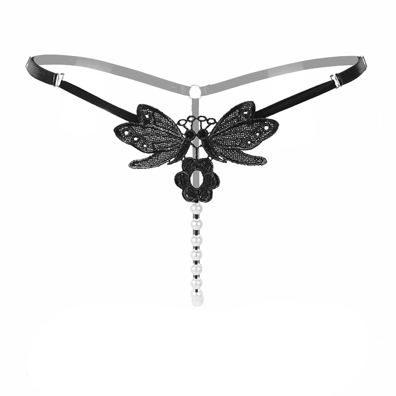 Sexy String Lace Underwear Women Back Bow Panties Women G String T-back Thong Transparent Lingerie Cute with Pearls Panties New Sexy String Lace Underwear Women Back Bow Panties Women G String T-back Thong Transparent Lingerie Cute with Pearls Panties New