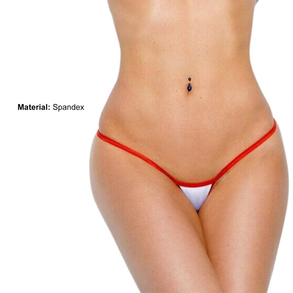 Women Panties Lingerie Sexy Thongs Low-Rise Thin Block Sexy G-string Female Women Thong Skinny   for Daily Wear