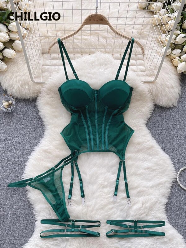Women Sexy Mesh Transparent Bra Brief Suits Fashion Erotic Intimate Lingerie Bodycon Push Up Underwire Underwear Sets