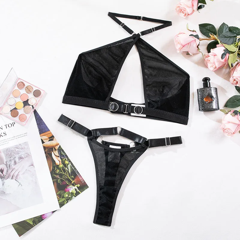Women Bra and Briefs Sets Lace Flower Embroidery Sexy Perspective Underwire Erotic Lingerie Panty Two-Piece Underwear Set 2023 Women Bra and Briefs Sets Lace Flower Embroidery Sexy Perspective Underwire Erotic Lingerie Panty Two-Piece Underwear Set 2023