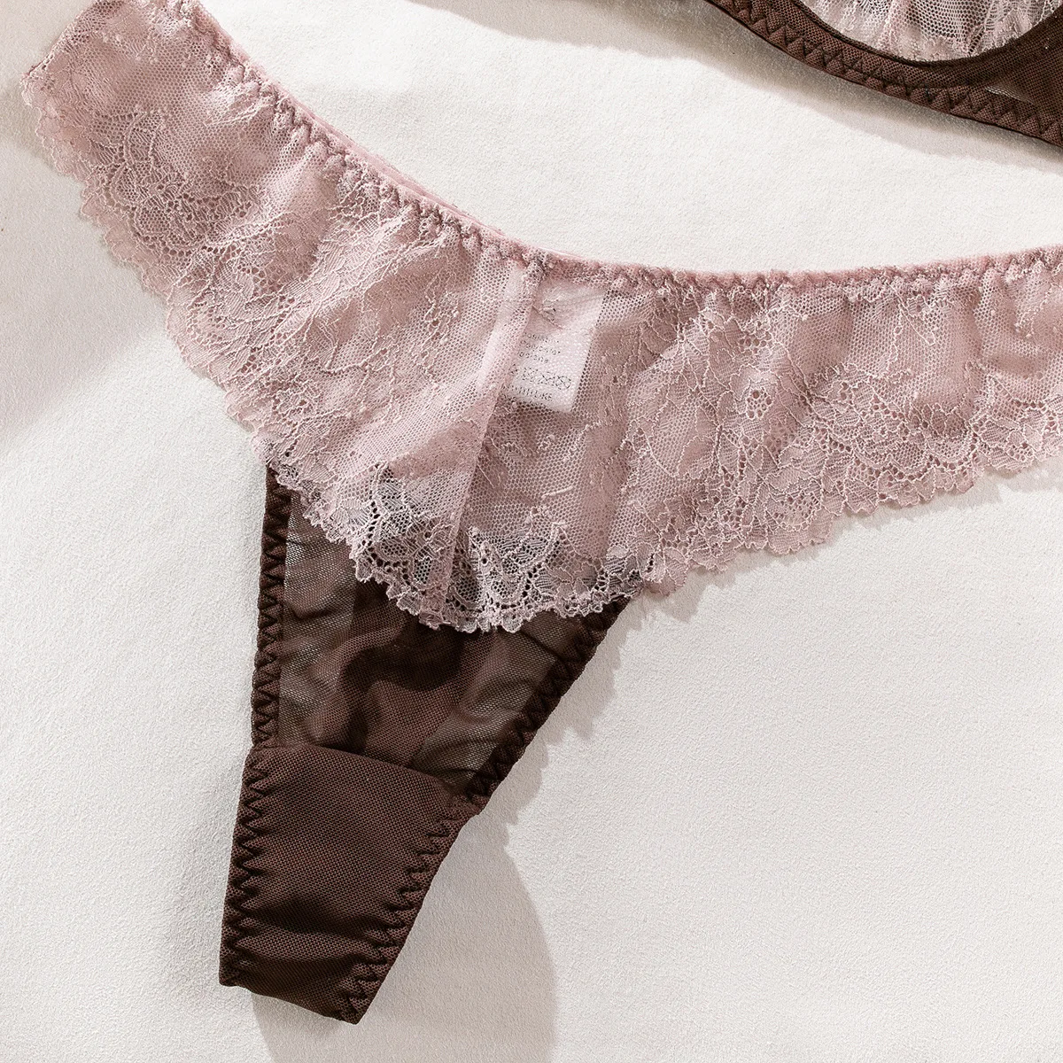 Women Bra and Briefs Sets Lace Flower Embroidery Sexy Perspective Underwire Erotic Lingerie Panty Two-Piece Underwear Set 2023 Women Bra and Briefs Sets Lace Flower Embroidery Sexy Perspective Underwire Erotic Lingerie Panty Two-Piece Underwear Set 2023
