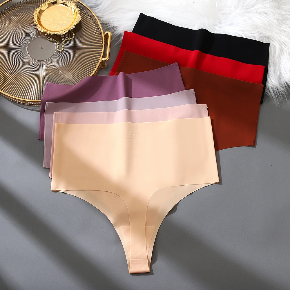 Sexy Women's High-Waist Seamless Panties Temptation Female Underwear Elasticity Lingerie for Women G-String Underpants Thong Hot Sexy Women's High-Waist Seamless Panties Temptation Female Underwear Elasticity Lingerie for Women G-String Underpants Thong Hot
