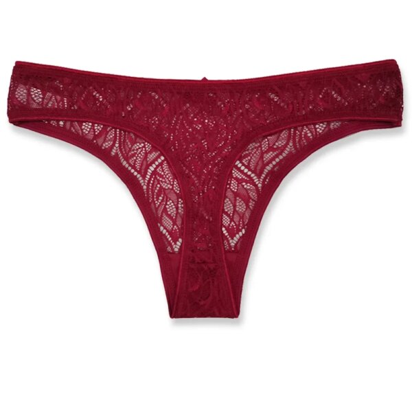 New Sexy Lace Women's Underpants Soft Cotton Panties Girls Solid Color Briefs Breathable Panty Lingerie Female Underwear Thong