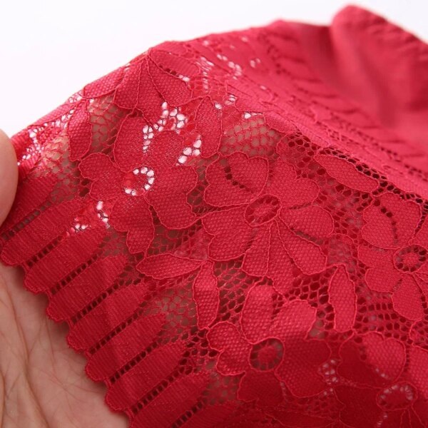 Hollow Print Soft Briefs Sexy Tight High Waisted Lingerie For Women Shapewear Lace Breathable Summer Cool Underwear Fashionable