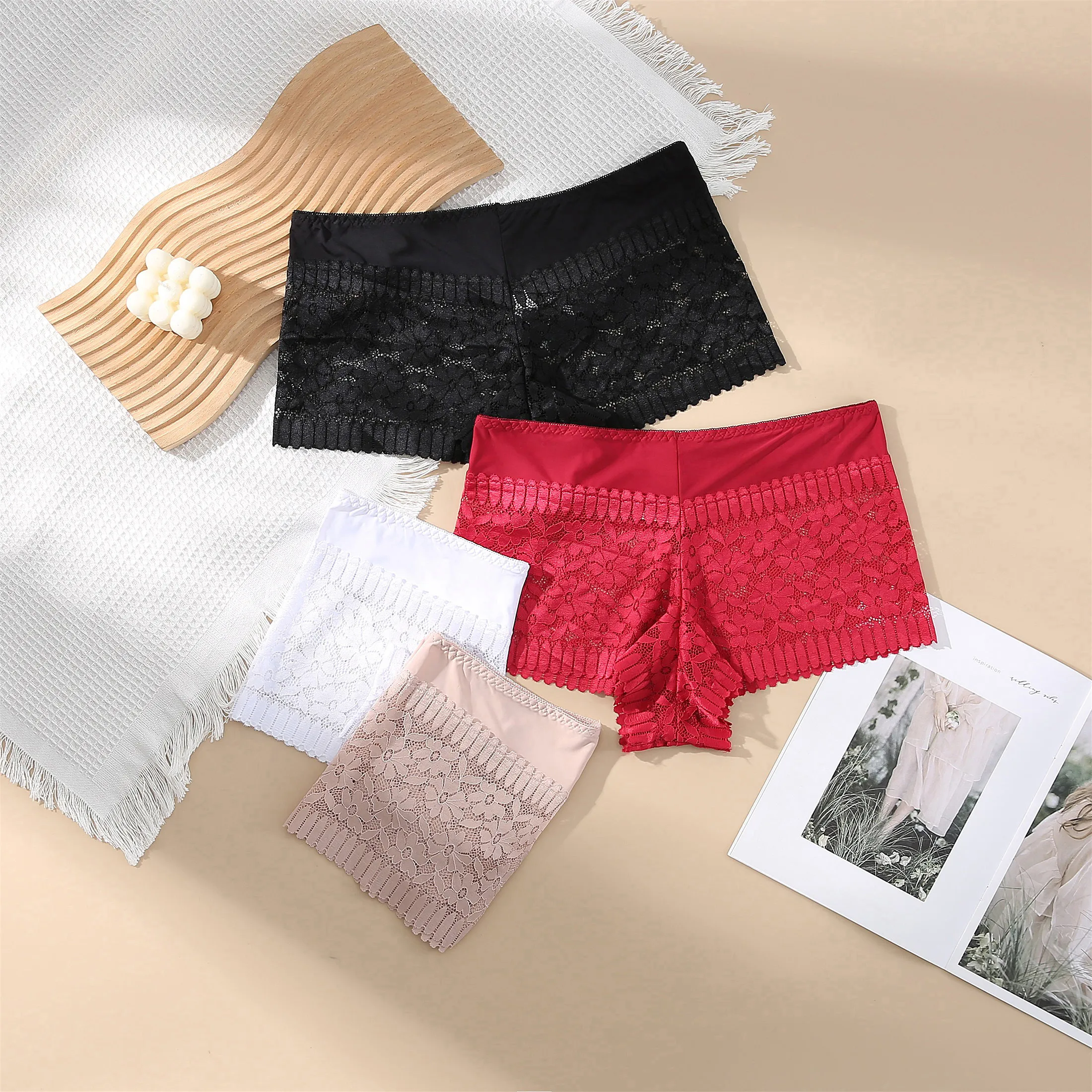Hollow Print Soft Briefs Sexy Tight High Waisted Lingerie For Women Shapewear Lace Breathable Summer Cool Underwear Fashionable Hollow Print Soft Briefs Sexy Tight High Waisted Lingerie For Women Shapewear Lace Breathable Summer Cool Underwear Fashionable
