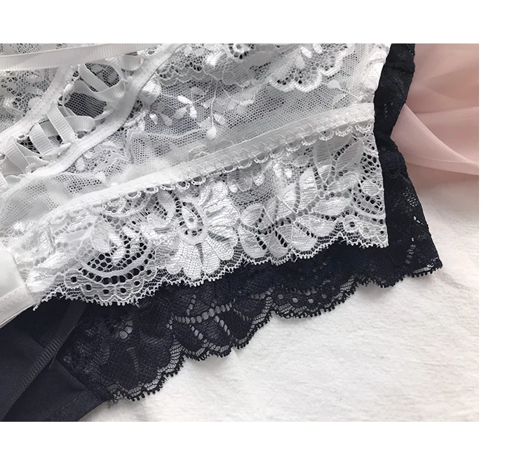 S-XXXL plus size sexy high-waist lace panties, thongs, hollow underwear, lingerie