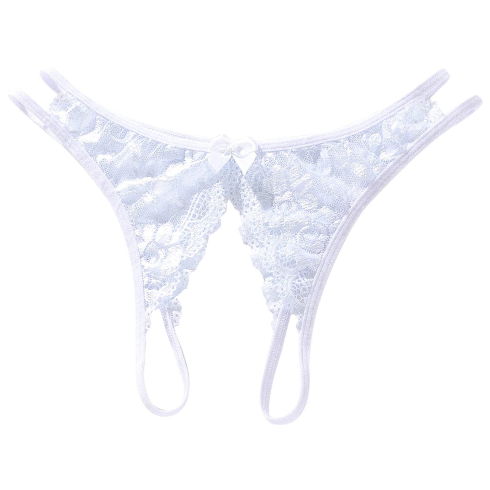 Sexy Lace Thongs Open Crotch Erotic G-String Solid Color Temptation Micro String Erotic Lingerie For Sex Temptation Cueca